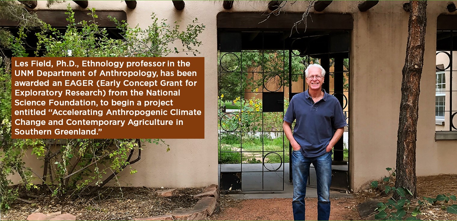 Dr Les Field Chair of UNM Anthropology gets NSF